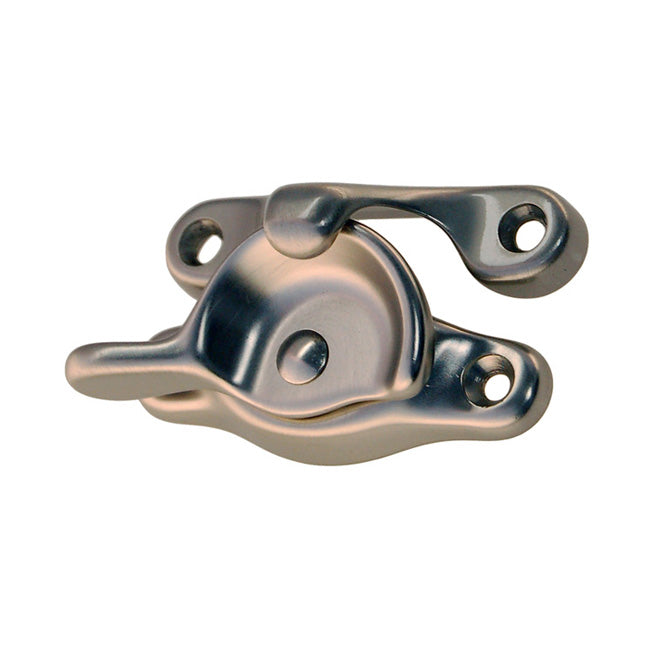 Classic Traditional Solid Brass Sash Lock in Brushed Nickel - Purdy Hardware - Hooks