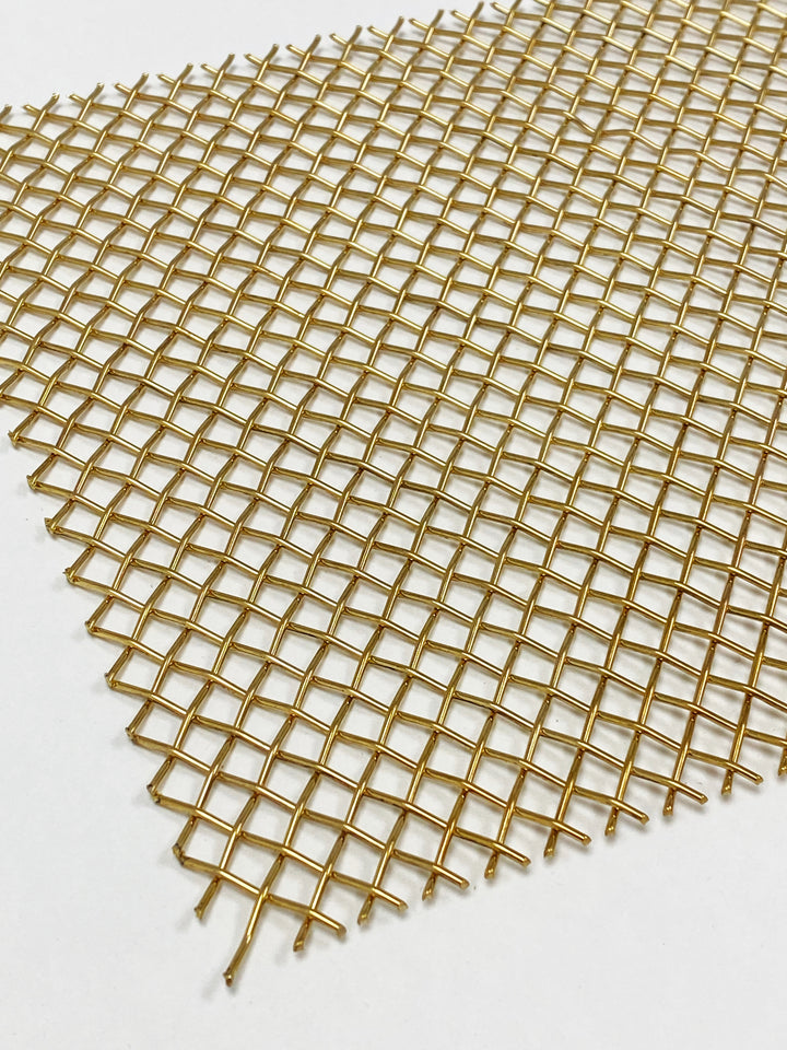 Wire Mesh Brass Architectural Woven Furniture and Creative Grille Mesh LB - Purdy Hardware - Wire Mesh