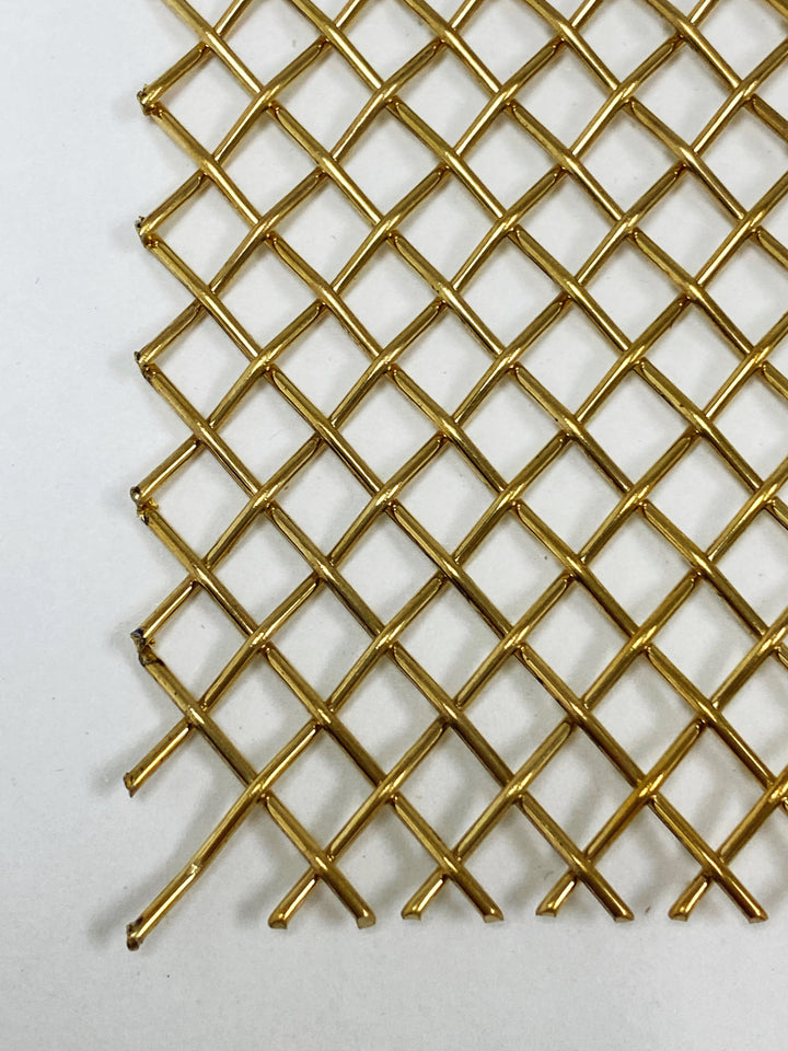 Wire Mesh Brass Architectural Woven Furniture and Creative Grille Mesh LB - Purdy Hardware - Wire Mesh