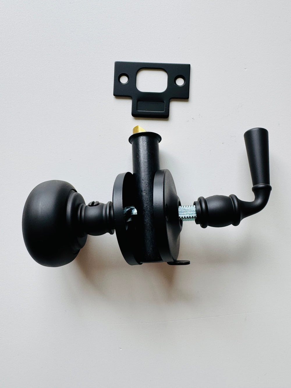 Oil rubbed Bronze Screen Door Mortise Latch with Knob & Lever - Purdy Hardware - Door Hardware