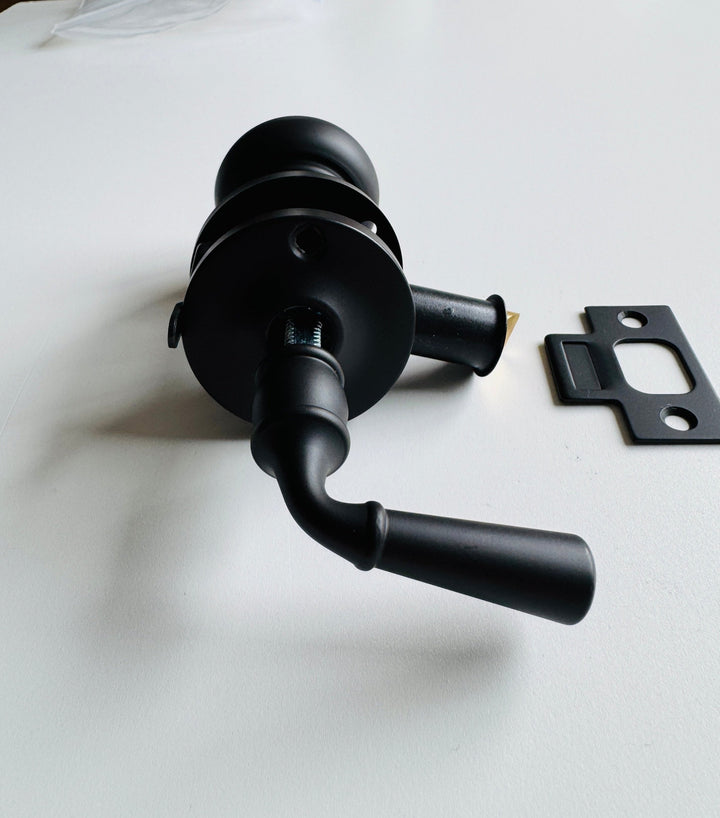 Oil rubbed Bronze Screen Door Mortise Latch with Knob & Lever - Purdy Hardware - Door Hardware