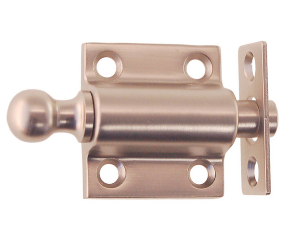 Sash ventilating bolt | Brushed Nickel - Purdy Hardware - Hooks