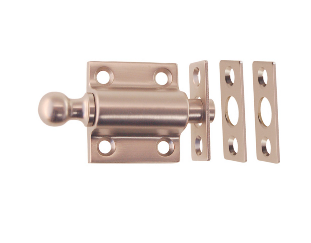 Sash ventilating bolt | Brushed Nickel - Purdy Hardware - Hooks