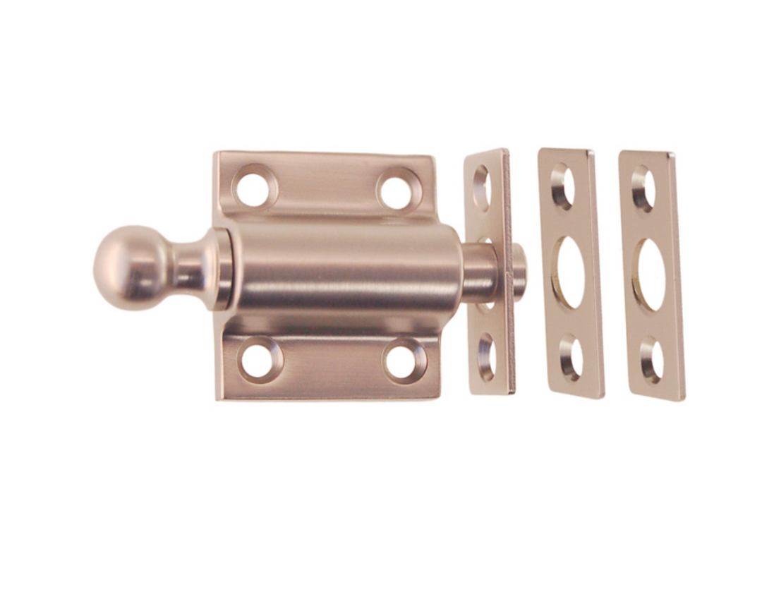 Sash ventilating bolt | Brushed Nickel - Purdy Hardware - Hooks
