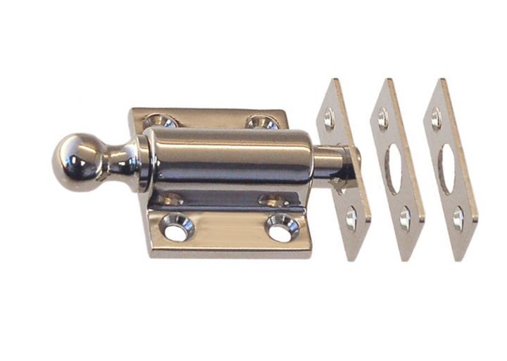 Sash ventilating bolt | Polished Nickel - Purdy Hardware - Hooks