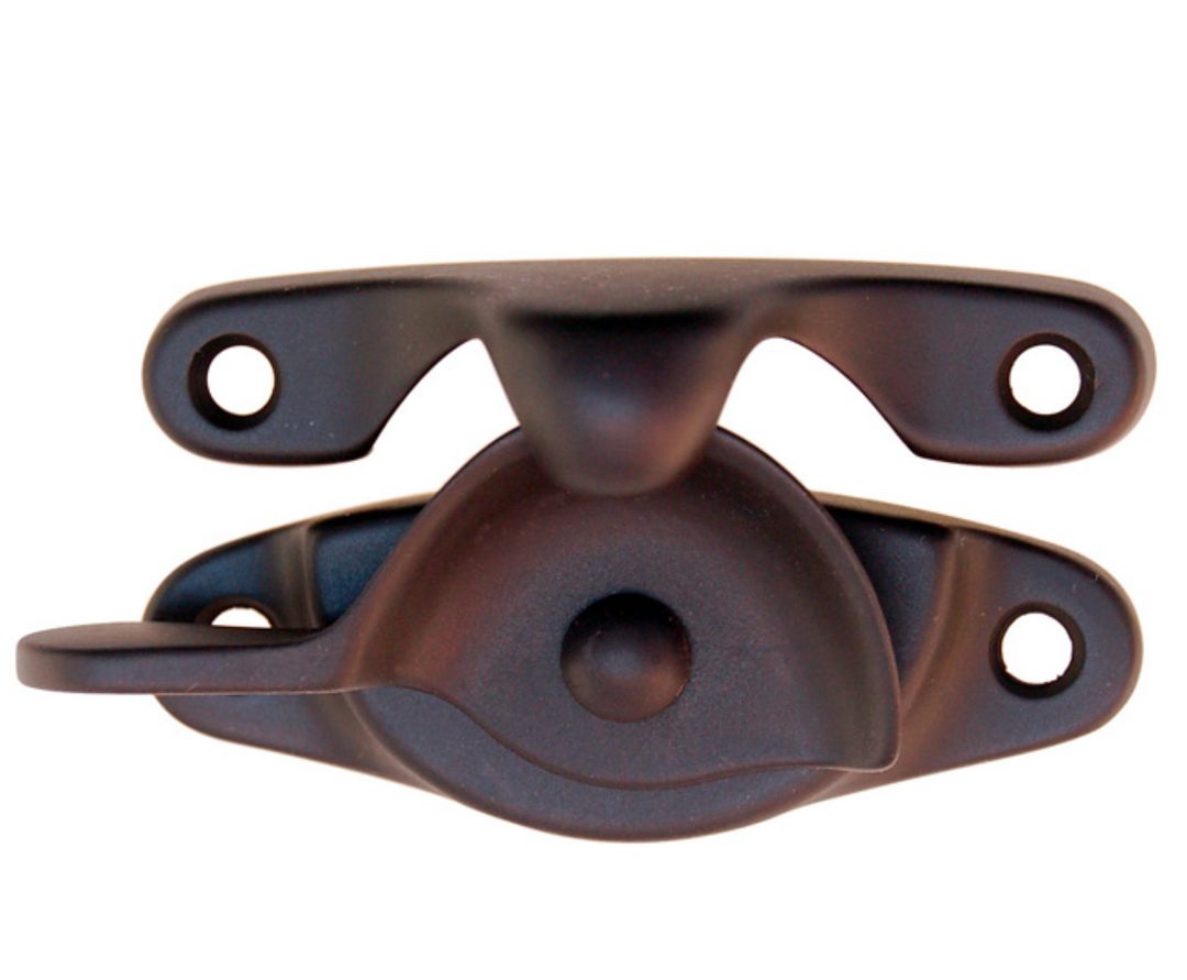 Crescent sash lock and strike for double-hung windows | Oil Rubbed Bronze - Purdy Hardware - Crescent sash lock and strike for double-hung windows