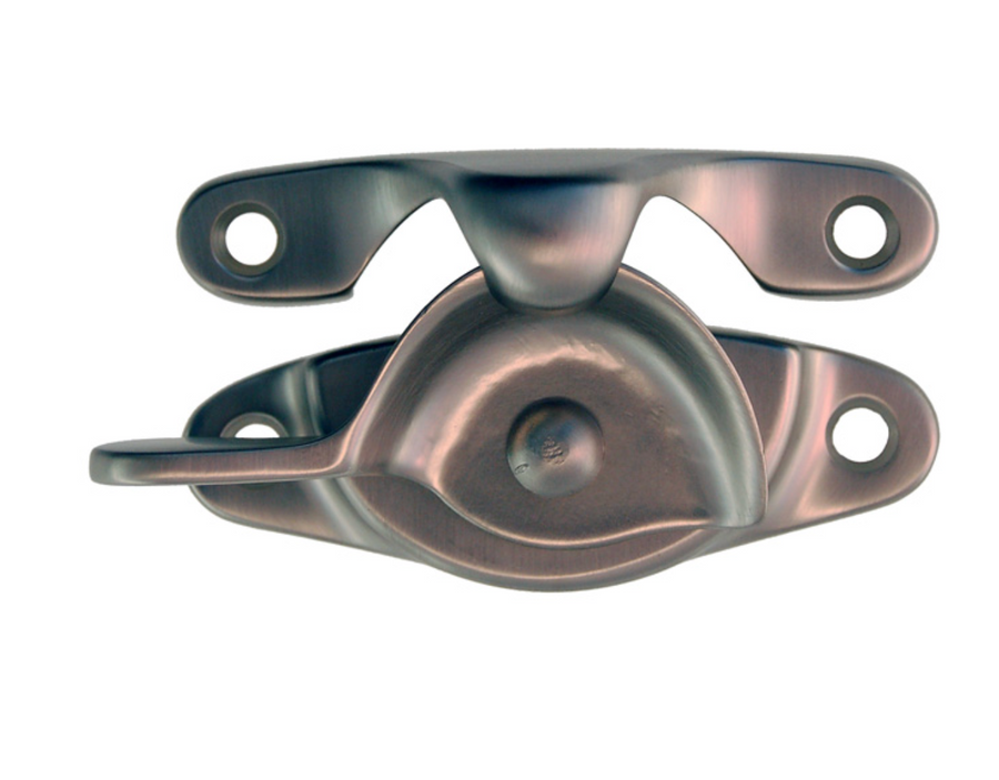 Crescent sash lock and strike for double-hung windows | Brushed Nickel - Purdy Hardware - Crescent sash lock and strike for double-hung windows