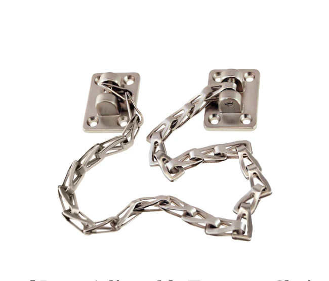 Brushed Nickel 15" Long Adjustable Transom Chain - Purdy Hardware - Transom Chain