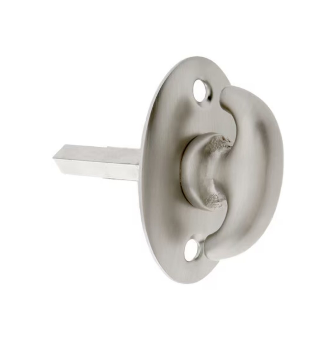 Brushed Nickel Thumb-turn | Brass Door Accessories - Purdy Hardware - Hooks
