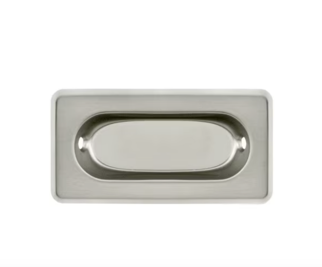 Brushed Nickel Recessed Sash Window Lift | Brass Window Accessories - Purdy Hardware - Recessed Sash Window Lift