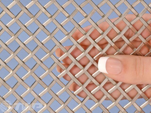 Wire Mesh Satinles Steel Coated Architectural Woven Furniture and Creative Grille Mesh TSS