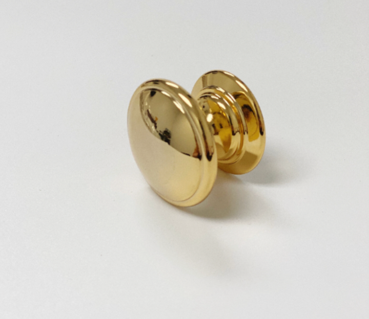 Brass Campaign Style Drawer Pull - Plain Recessed Drawer Pull Cabinet Drawer Pull - Purdy Hardware - Solid Brass Campaign