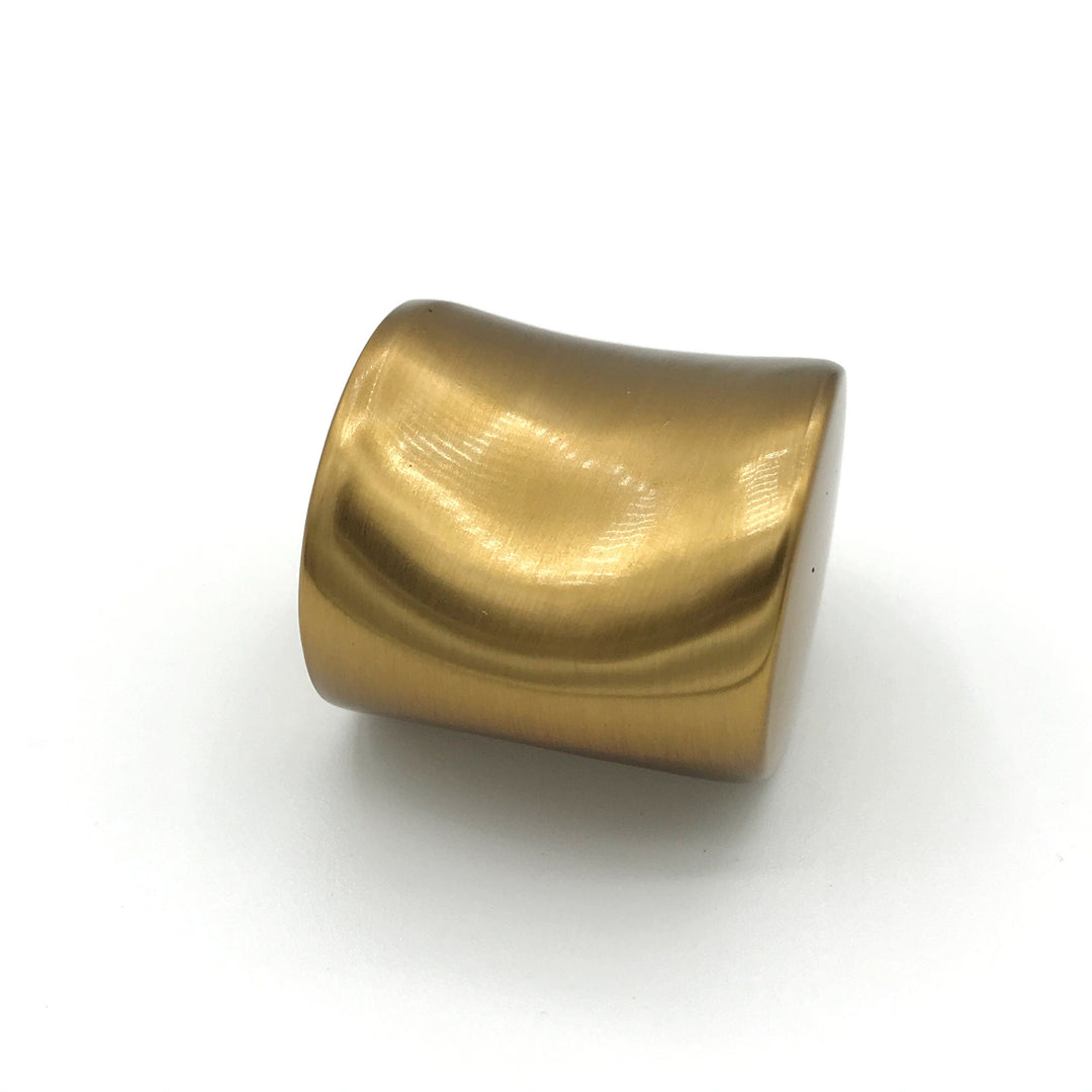 Oval "Novel" Brass, Chrome, Nickel, Matte Black Cabinet Knob