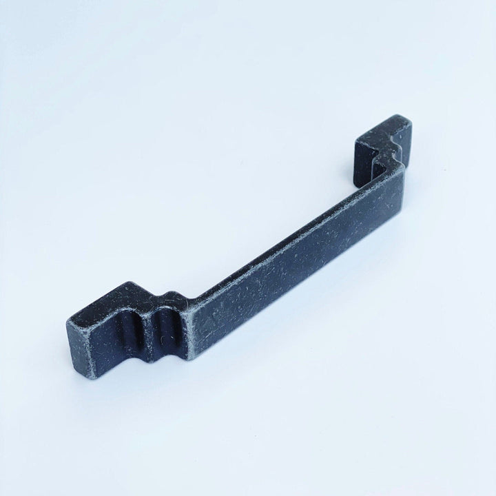 Distressed Iron Scala Handles Drawer Knobs & Pulls, Cabinet Handles, Modern Cabinet Hardware Farmhouse Drawer Pull