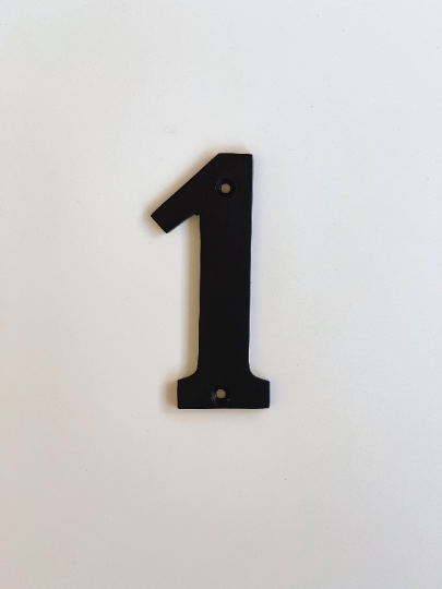 Solid Oil-Rubbed Bronze 4" House Numbers