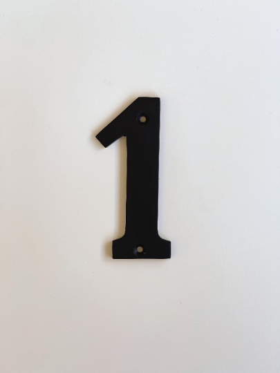 Solid Oil-Rubbed Bronze 4" House Numbers - Purdy Hardware - 