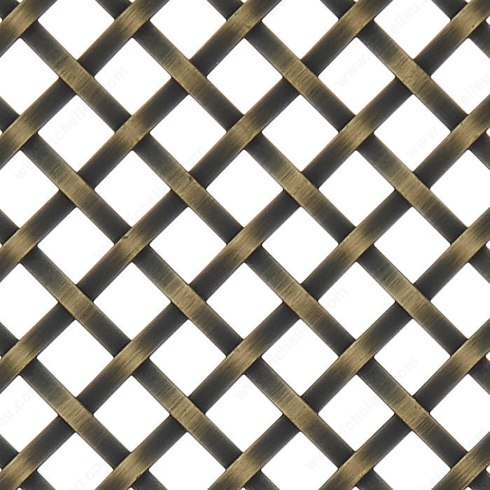 Wire Mesh Burnished Brass Creative Grille Mesh RBBC