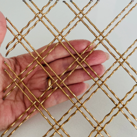 Wire Mesh Pure Brass Architectural Woven Furniture and Creative Grille Mesh NB - Purdy Hardware - Wire Mesh