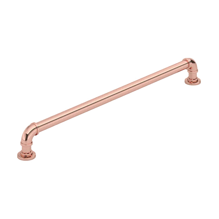 Polished Copper "Eklektikos" Pipe  Cabinet Knob &amp; Drawer Pull