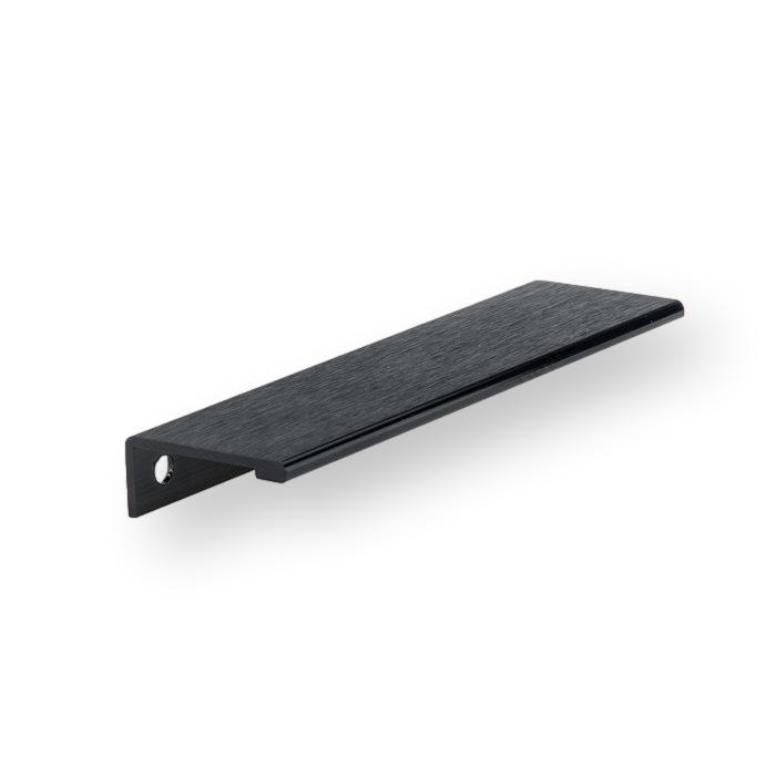 Brushed Black "Tate" Edge Tab Drawer Pulls - Purdy Hardware - 