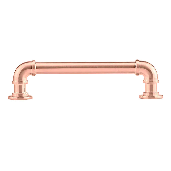 Rose Gold "Eklektikos" Pipe  Cabinet Knob & Drawer Pull