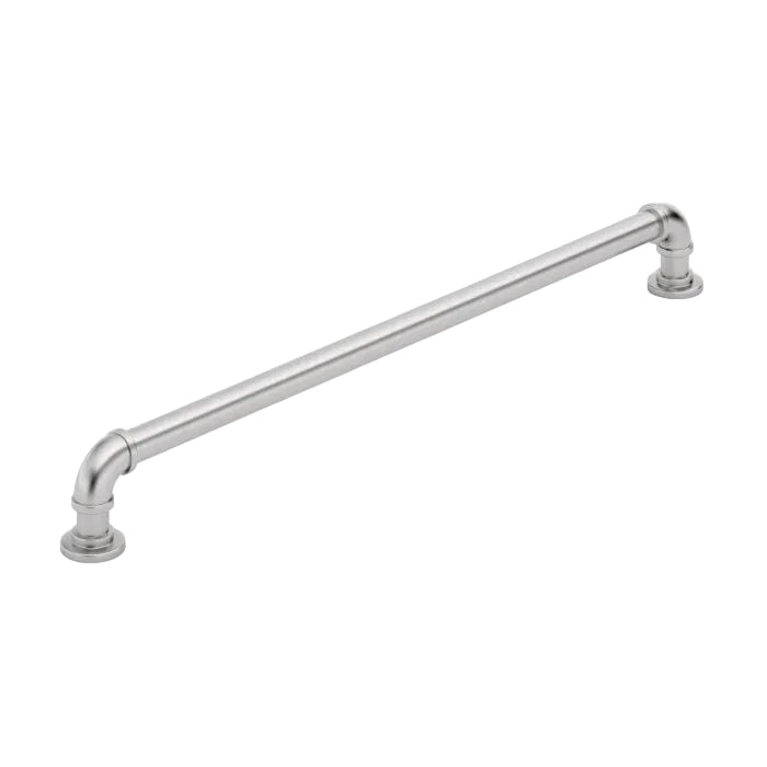 Brushed Nickel "Eklektikos" Pipe  Cabinet Knob & Drawer Pull