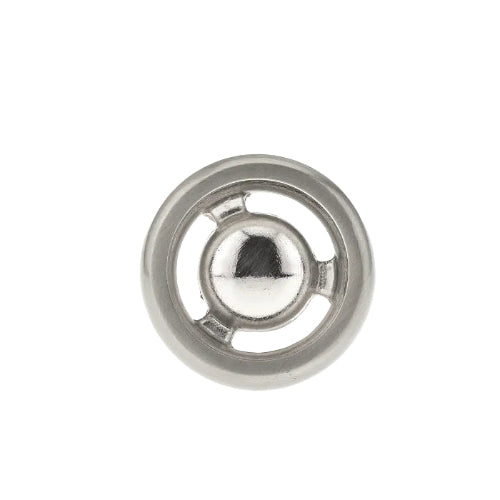 Brushed Nickel "Eklektikos" Pipe  Cabinet Knob & Drawer Pull