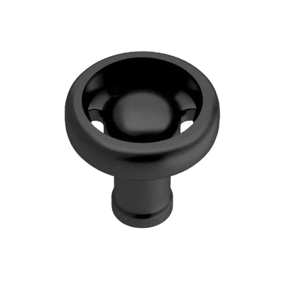 Matte Black "Eklektikos" Pipe  Cabinet Knob & Drawer Pull - Purdy Hardware - Cabinet Knob