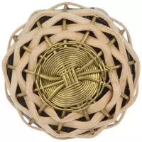 Rattan Woven Straw & Wire Cabinet Knob - Purdy Hardware - Knobs