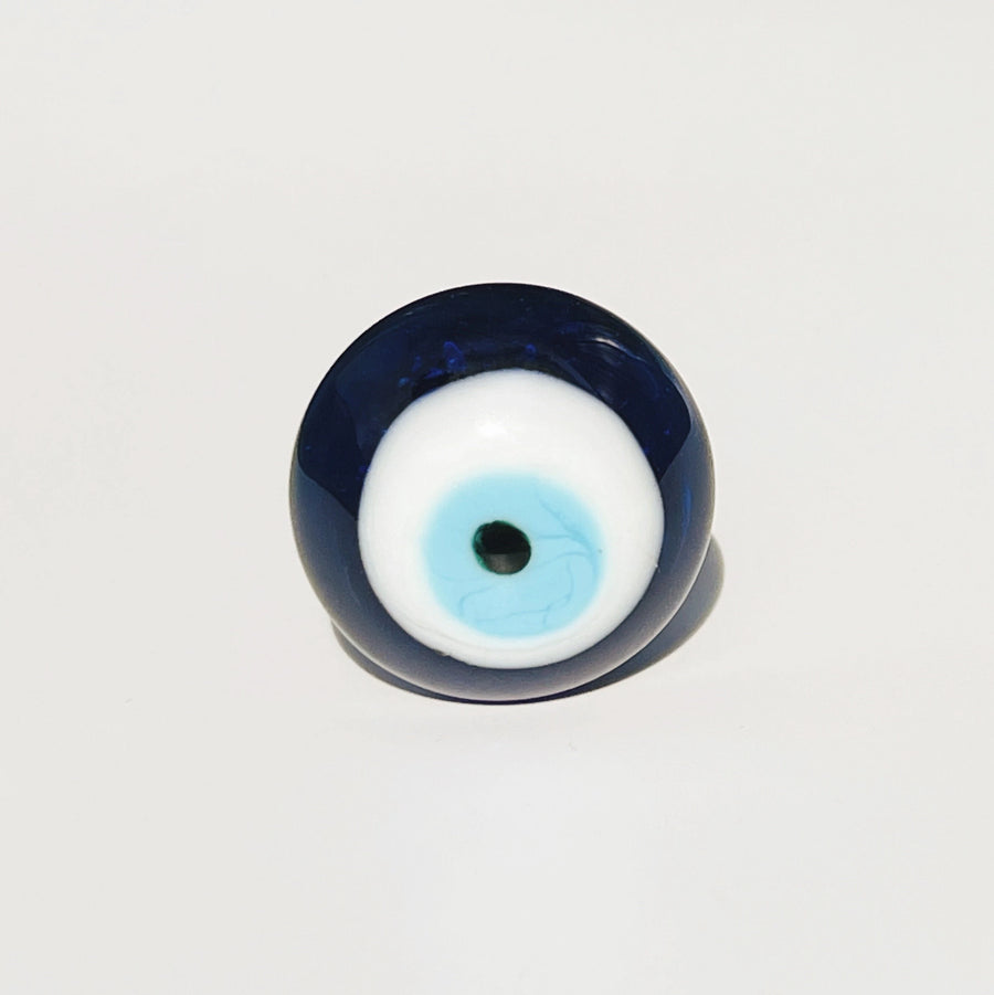 Evil Eye Glass Knob, "Blue" Modern Cabinet Hardware Farmhouse Drawer Knob - Purdy Hardware - 