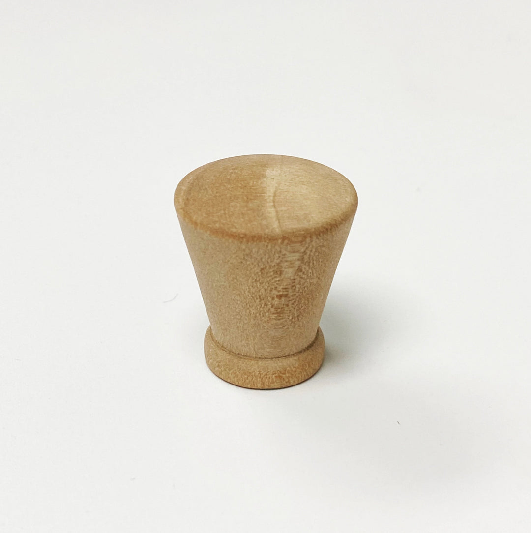 Cone Wood Shaped Round Cabinet Knob - Purdy Hardware - Knobs