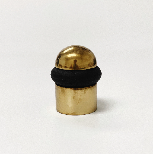 Solid-Brass Door Stopper for  Wall and Floor - Purdy Hardware - 