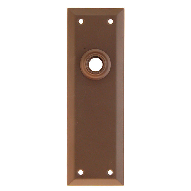 Oil Rubbed Bronze Trim Plate (Escutcheon) for Doors - Purdy Hardware - 