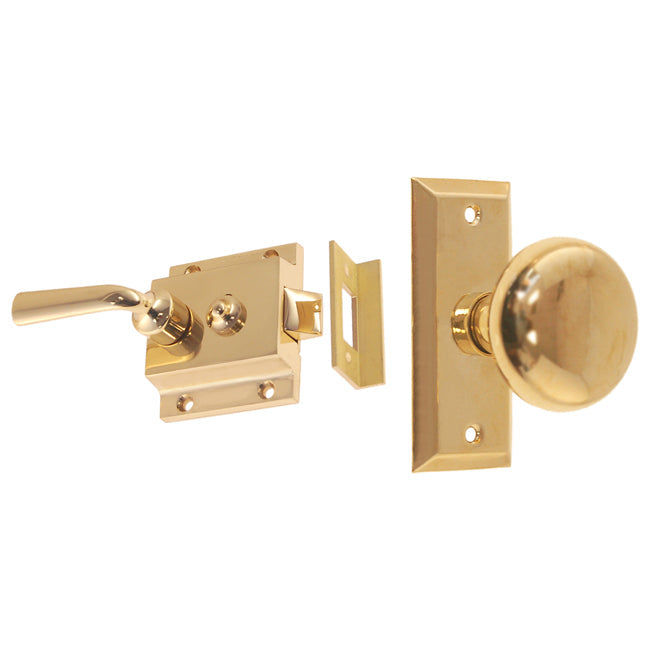 Solid Polished Brass Screen Door Latch - Purdy Hardware - Hooks