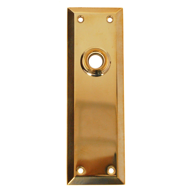 Unlacquered Brass Trim Plate (Escutcheon) for Doors - Purdy Hardware - 