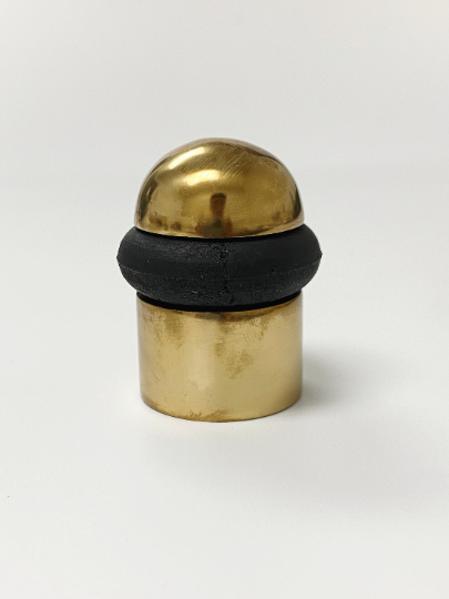 Solid-Brass Door Stopper for  Wall and Floor - Purdy Hardware - 