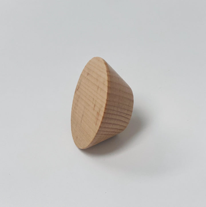 Light Wood Mid-Century Cone Shaped Round Cabinet Knob - Purdy Hardware - Knobs