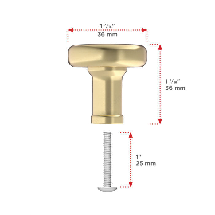 Brass "Eklektikos" Pipe  Cabinet Knob & Drawer Pull