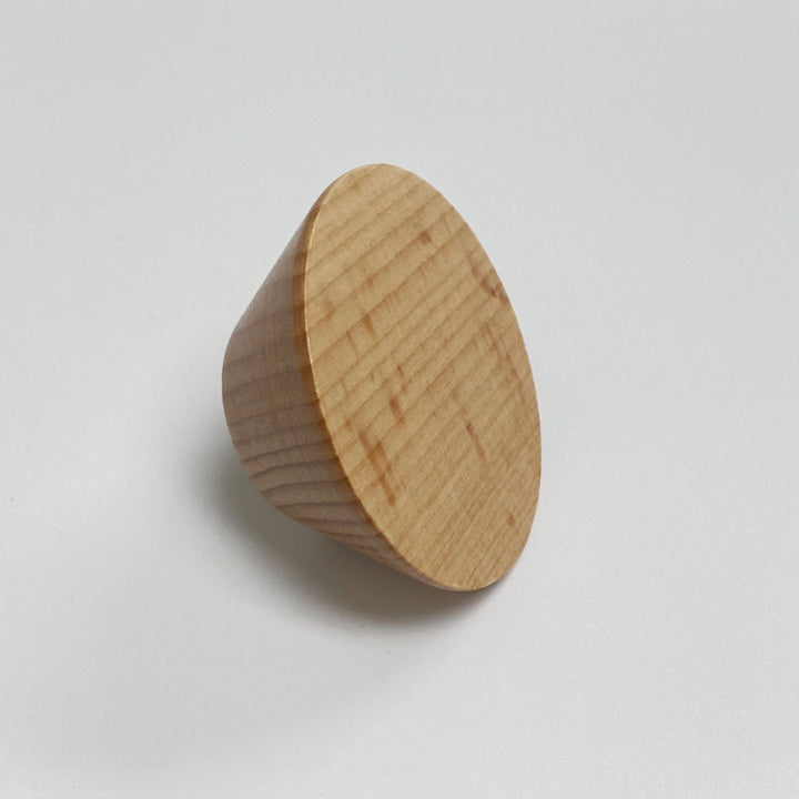 Light Wood Mid-Century Cone Shaped Round Cabinet Knob - Purdy Hardware - Knobs