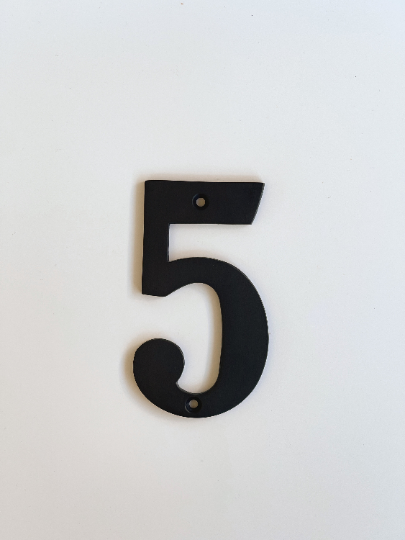 Solid Oil-Rubbed Bronze 4" House Numbers