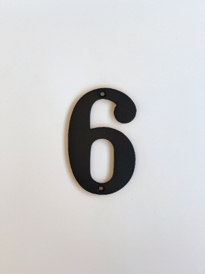 Solid Oil-Rubbed Bronze 4" House Numbers