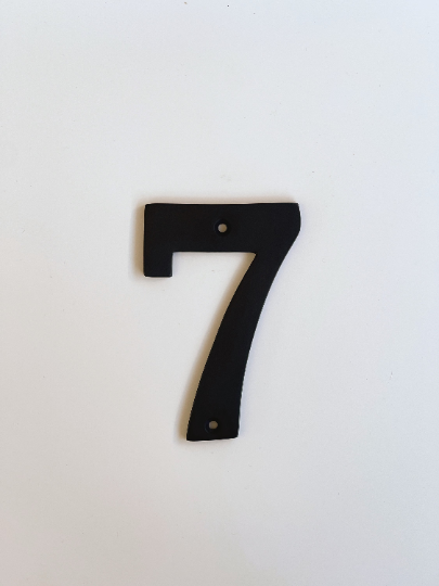 Solid Oil-Rubbed Bronze 4" House Numbers