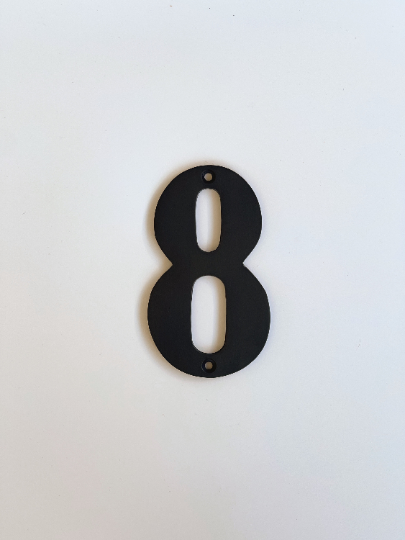 Solid Oil-Rubbed Bronze 4" House Numbers