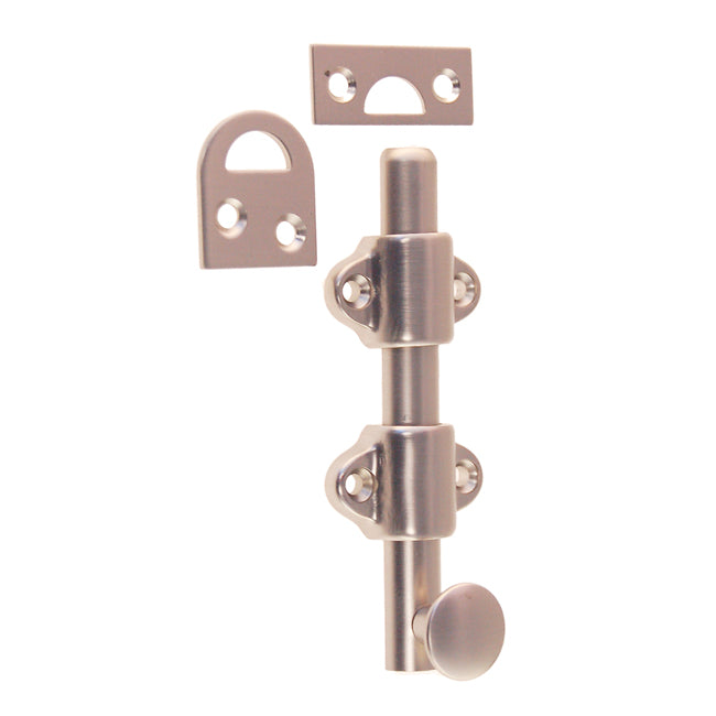 Brushed Nickel Surface Bolt for Windows, French Windows & Doors - Purdy Hardware - Hooks