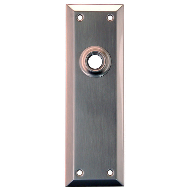 Brushed Nickel Trim Plate (Escutcheon) for Doors - Purdy Hardware - 