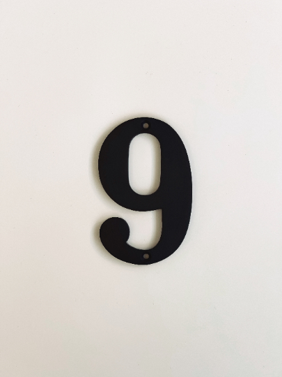 Solid Oil-Rubbed Bronze 4" House Numbers