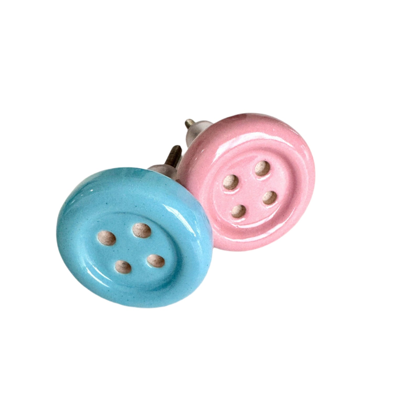 Ceramic Bottom "Kids" Cabinet Knob | Furniture and Cabinet Hardware - Purdy Hardware - 