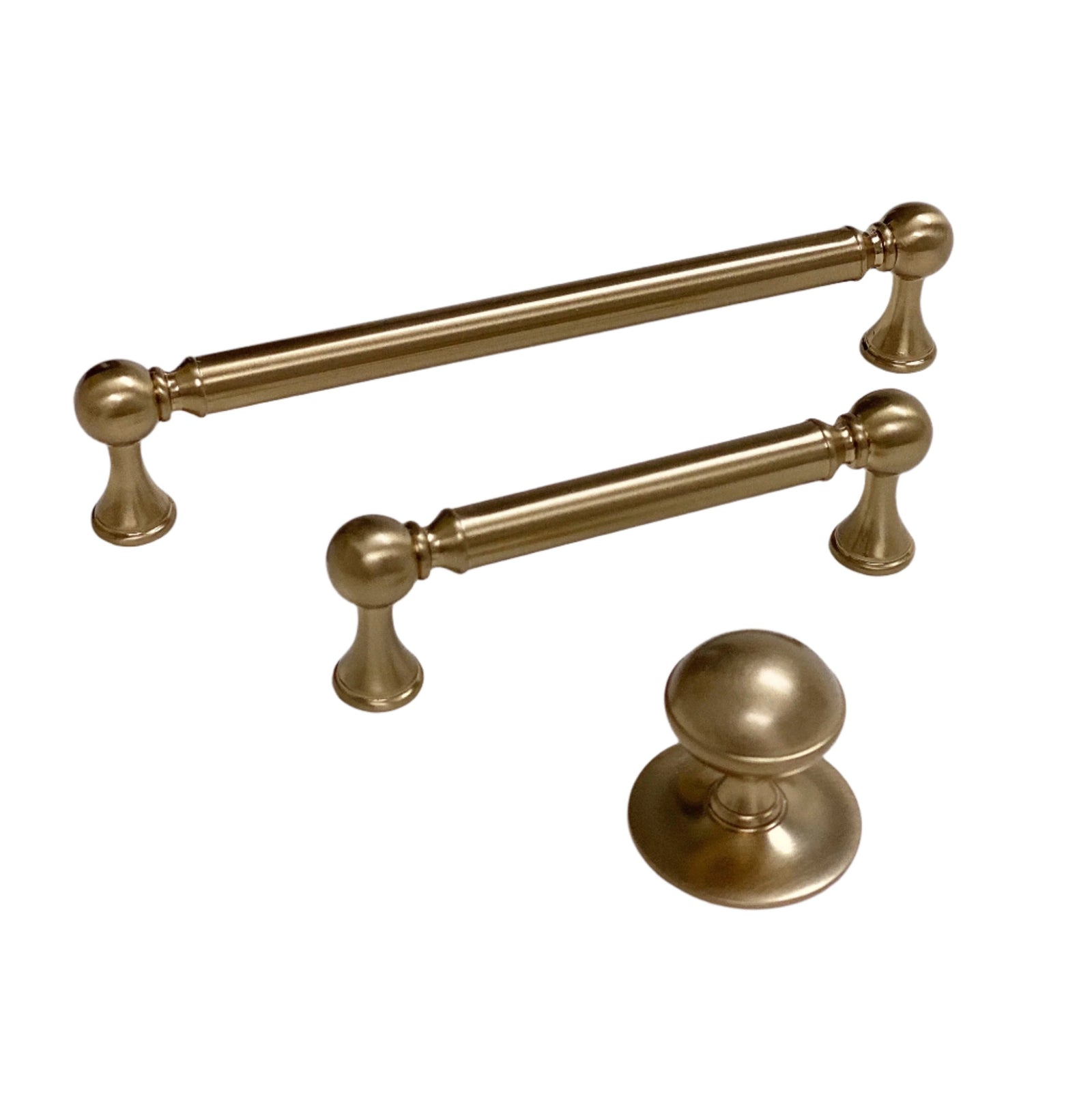 Champagne Bronze Transitional "Queen B" Cabinet Knob - Purdy Hardware - 