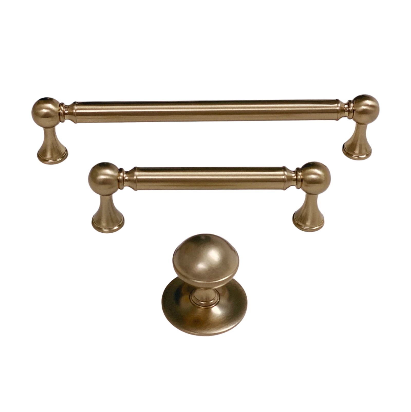 Champagne Bronze Transitional "Queen B" Cabinet Knob - Purdy Hardware - 
