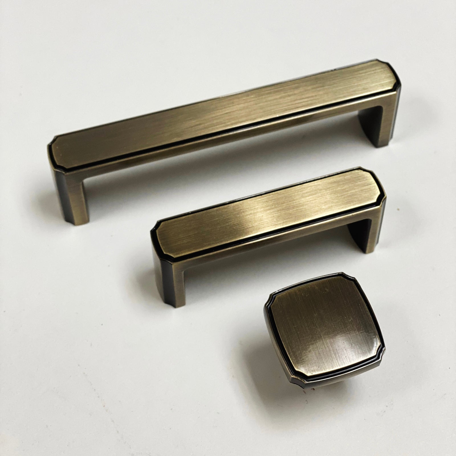 Antique English Square Drawer Knobs & Pulls - Purdy Hardware - 